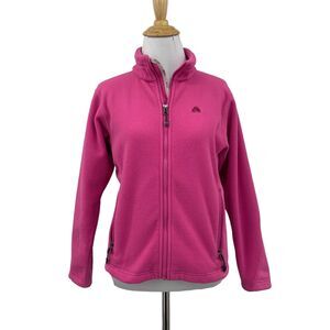 Vintage Nike Jacket Girls Youth M Medium Sassy Pink ACG Fleece Therma Full Zip